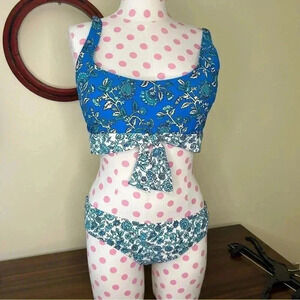 Michael Kors Boho Fleur Radiant Blue Bikini Set